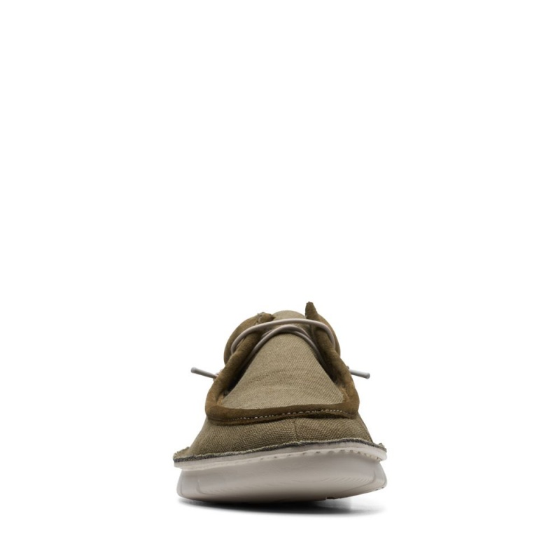 Pánské Boty Casual Clarks Colehill Easy Tmavě Olivy Zelené | CZ-612304