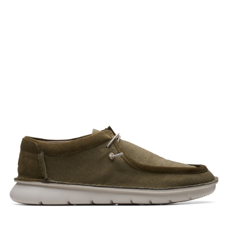 Pánské Boty Casual Clarks Colehill Easy Tmavě Olivy Zelené | CZ-612304