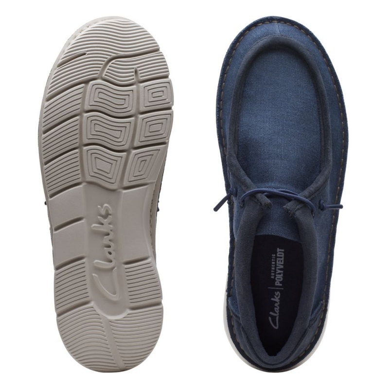 Pánské Boty Casual Clarks Colehill Easy Tmavě Blankyt | CZ-917620