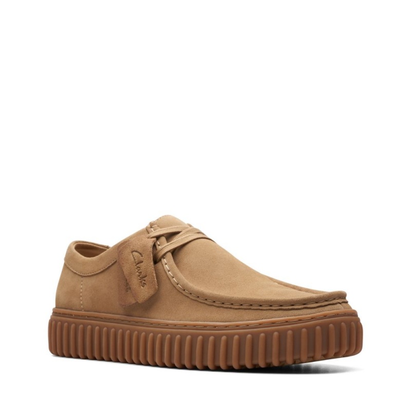 Pánské Boty Casual Clarks Torhill Lo Tmavě Hnědé | CZ-726098