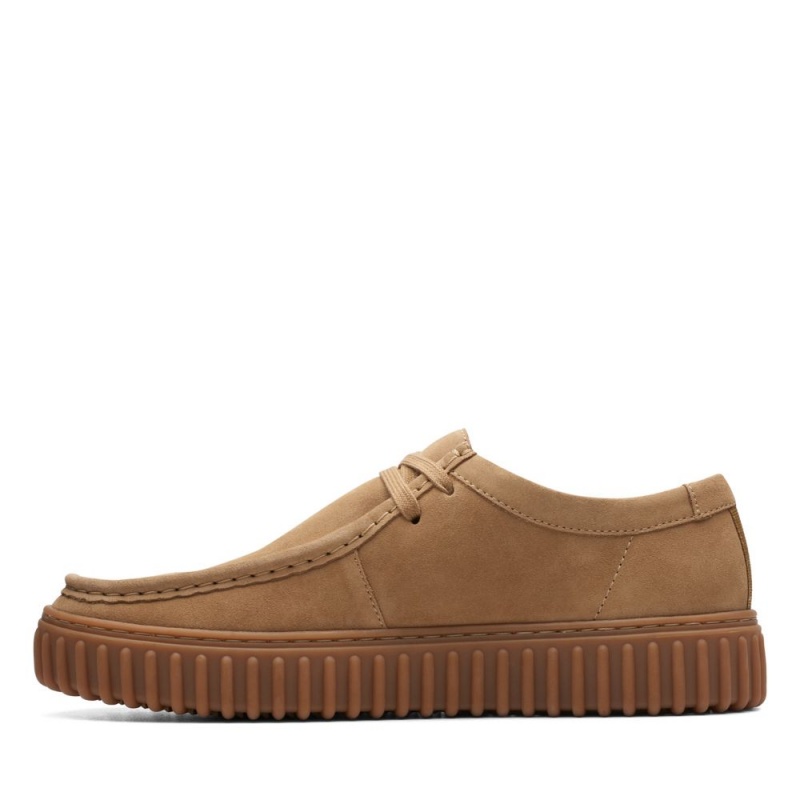 Pánské Boty Casual Clarks Torhill Lo Tmavě Hnědé | CZ-726098