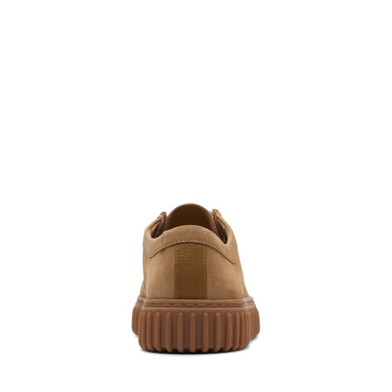 Pánské Boty Casual Clarks Torhill Lo Tmavě Hnědé | CZ-726098