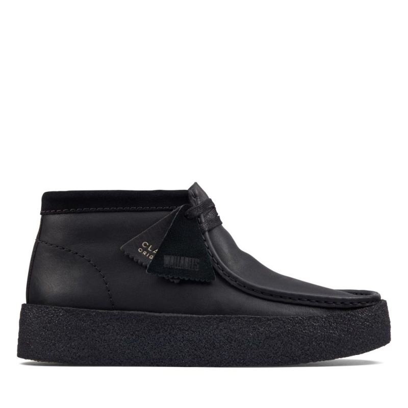 Pánské Boty Clarks Wallabee Cup Boot Černé | CZ-315874