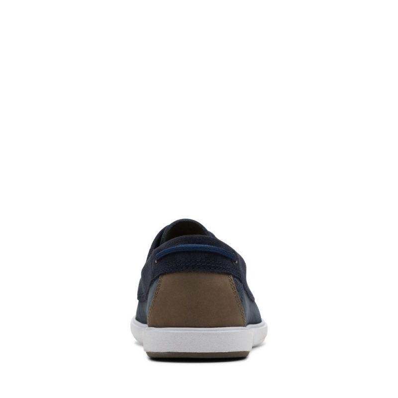 Pánské Boty Sebago Clarks Bratton Lodní Tmavě Blankyt | CZ-378462