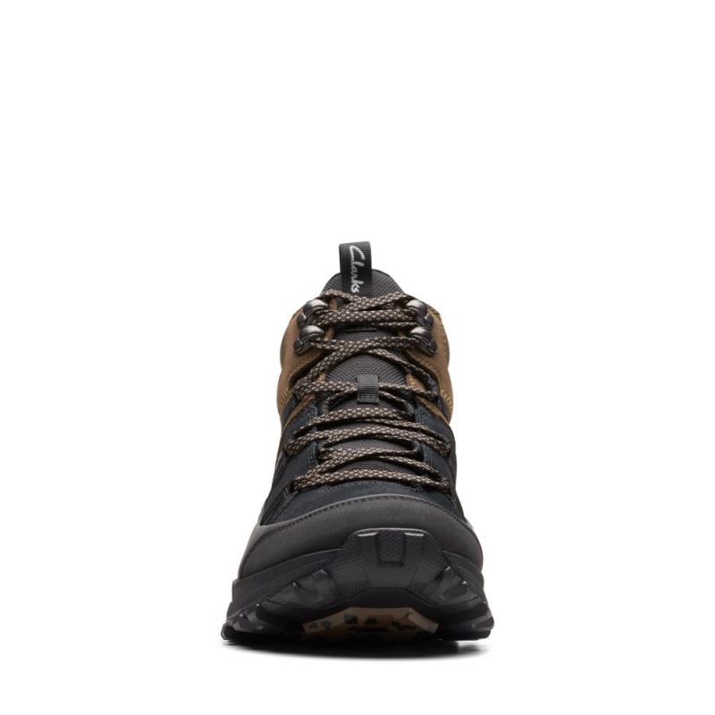 Pánské Kotníkové Boty Clarks ATL Trek Rise GORE-TEX Černé | CZ-875046