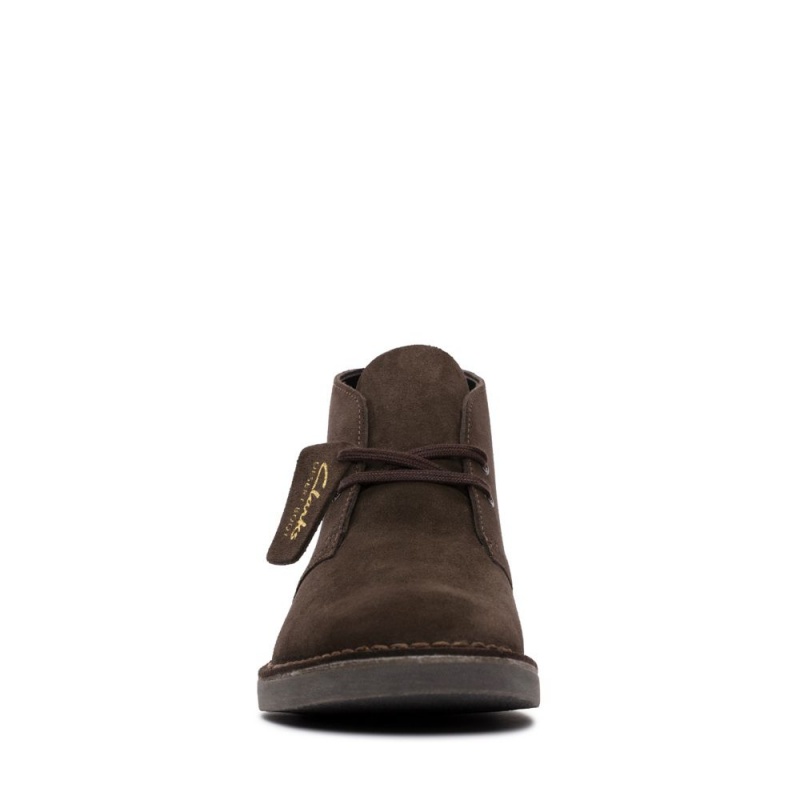 Pánské Kotníkové Boty Clarks Desert Boot Evo Tmavě Hnědé | CZ-365481