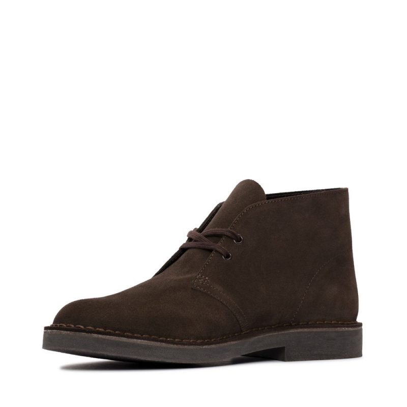 Pánské Kotníkové Boty Clarks Desert Boot Evo Tmavě Hnědé | CZ-365481