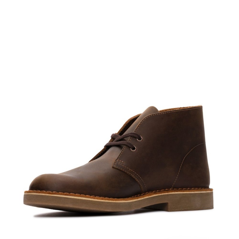 Pánské Kotníkové Boty Clarks Desert Boot Evo Hnědé | CZ-839250