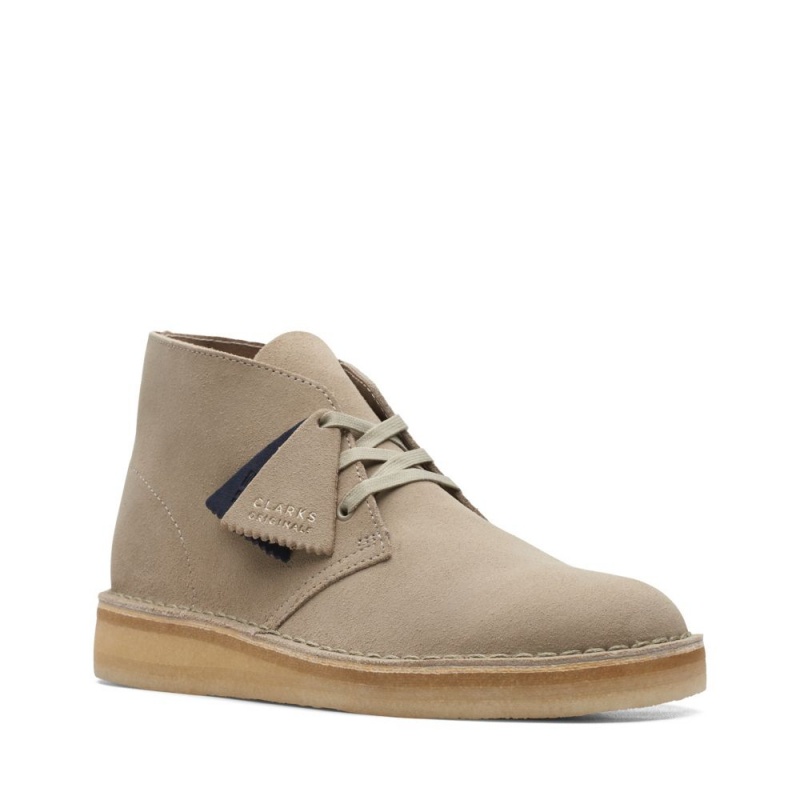 Pánské Kotníkové Boty Clarks Desert Coal Šedé | CZ-581397