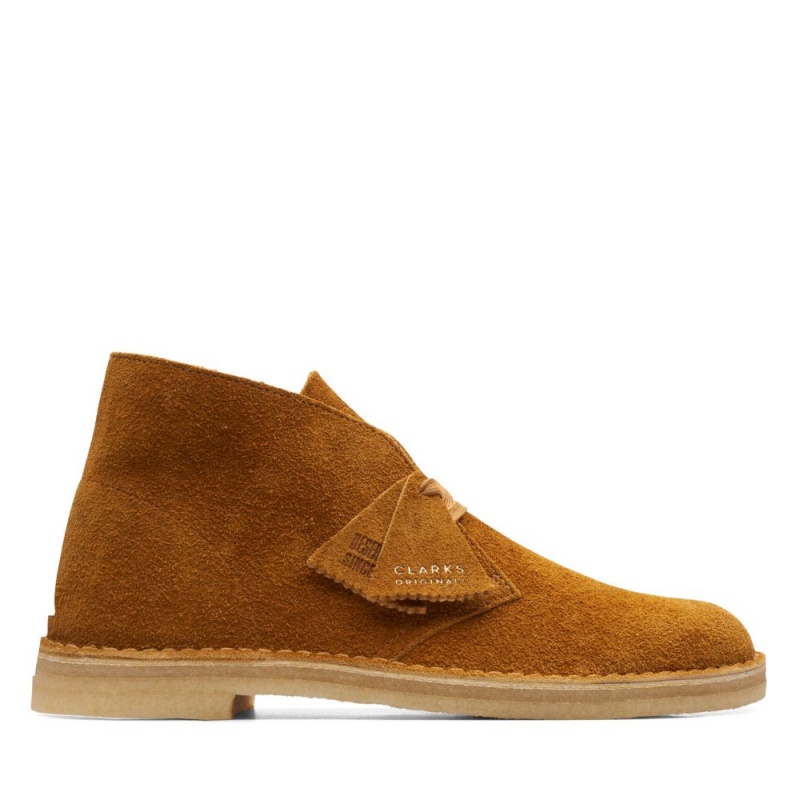 Pánské Kotníkové Boty Clarks Originál Desert Boot Hnědé Oranžové | CZ-702531