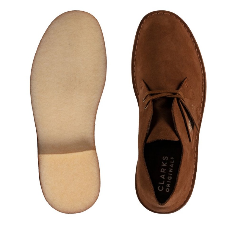 Pánské Kotníkové Boty Clarks Originál Desert Boot Hnědé | CZ-537842