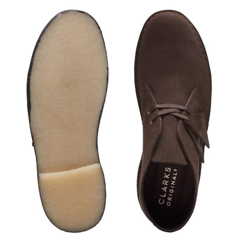 Pánské Kotníkové Boty Clarks Originál Desert Boot Hnědé | CZ-605823