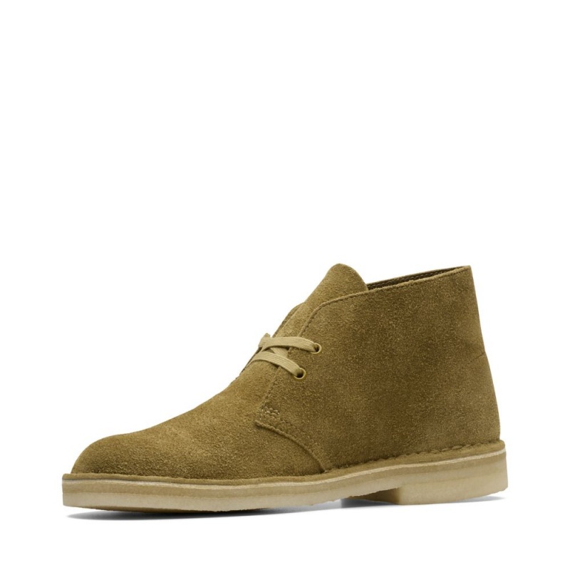 Pánské Kotníkové Boty Clarks Originál Desert Boot Zelene | CZ-452610