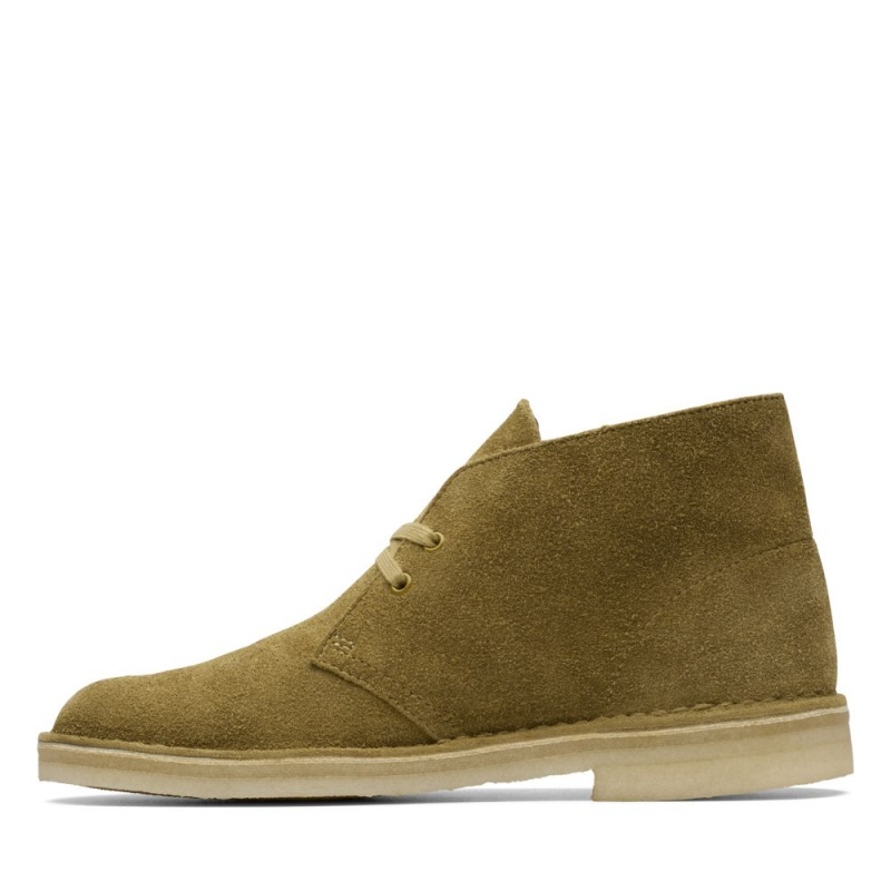 Pánské Kotníkové Boty Clarks Originál Desert Boot Zelene | CZ-452610