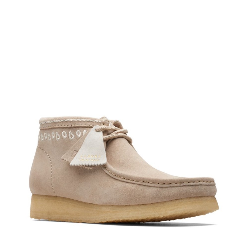 Pánské Kotníkové Boty Clarks Wallabee Boot Hnědé | CZ-198265