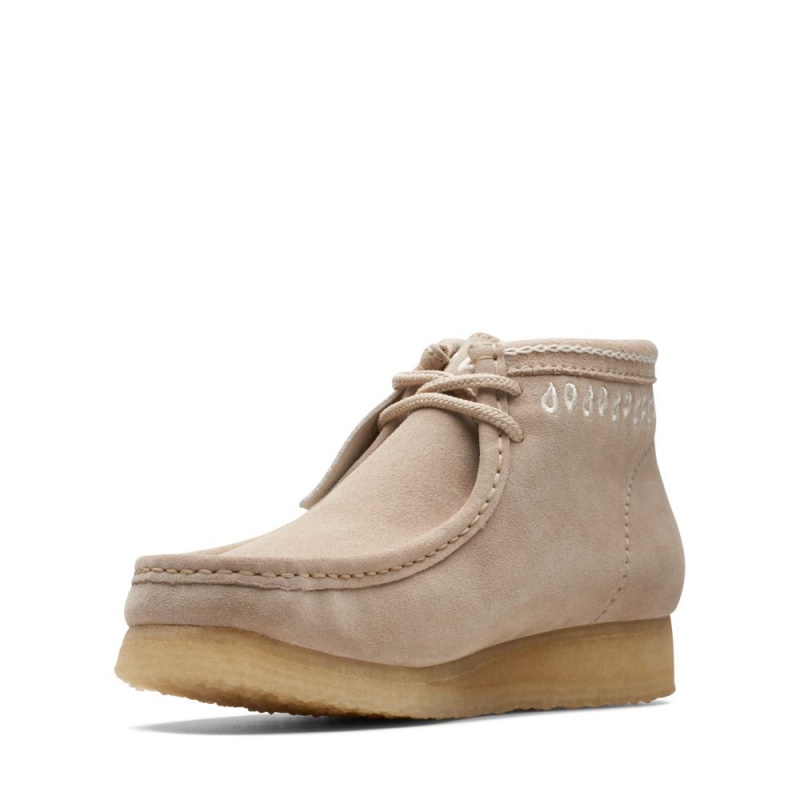 Pánské Kotníkové Boty Clarks Wallabee Boot Hnědé | CZ-198265