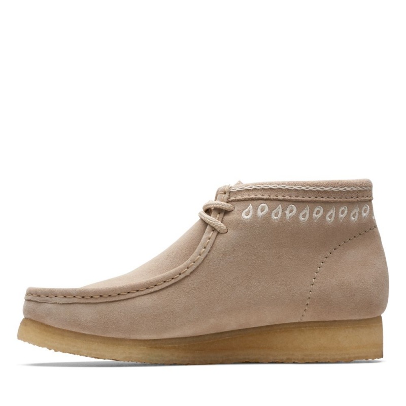 Pánské Kotníkové Boty Clarks Wallabee Boot Hnědé | CZ-198265