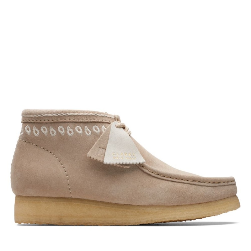 Pánské Kotníkové Boty Clarks Wallabee Boot Hnědé | CZ-198265