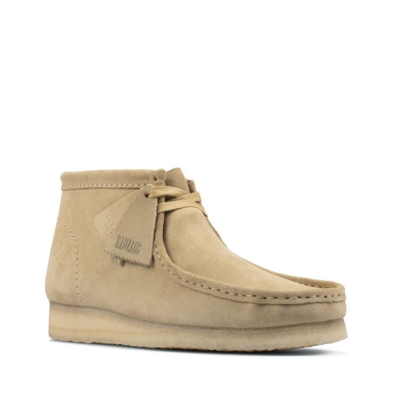 Pánské Kotníkové Boty Clarks Wallabee Boot Hnědé | CZ-963124