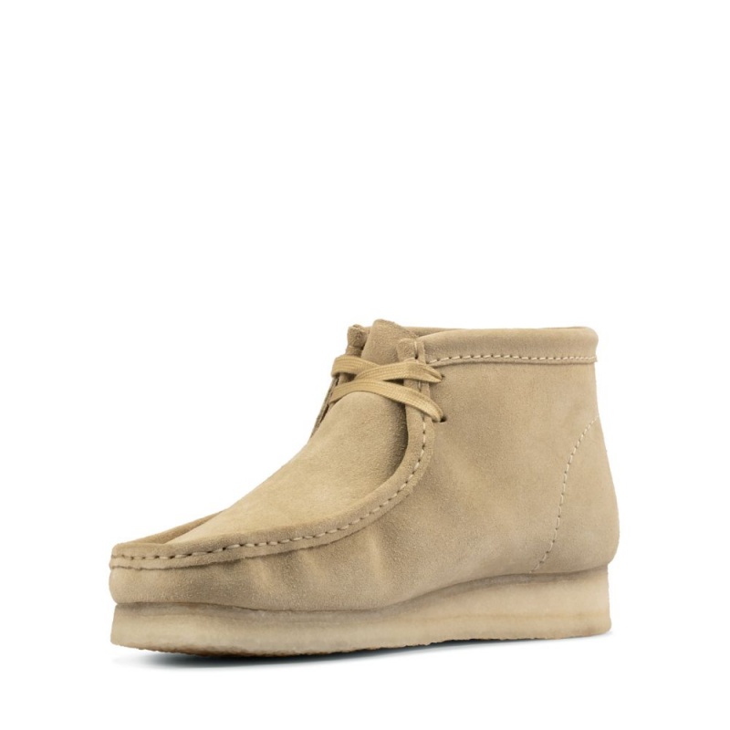 Pánské Kotníkové Boty Clarks Wallabee Boot Hnědé | CZ-963124