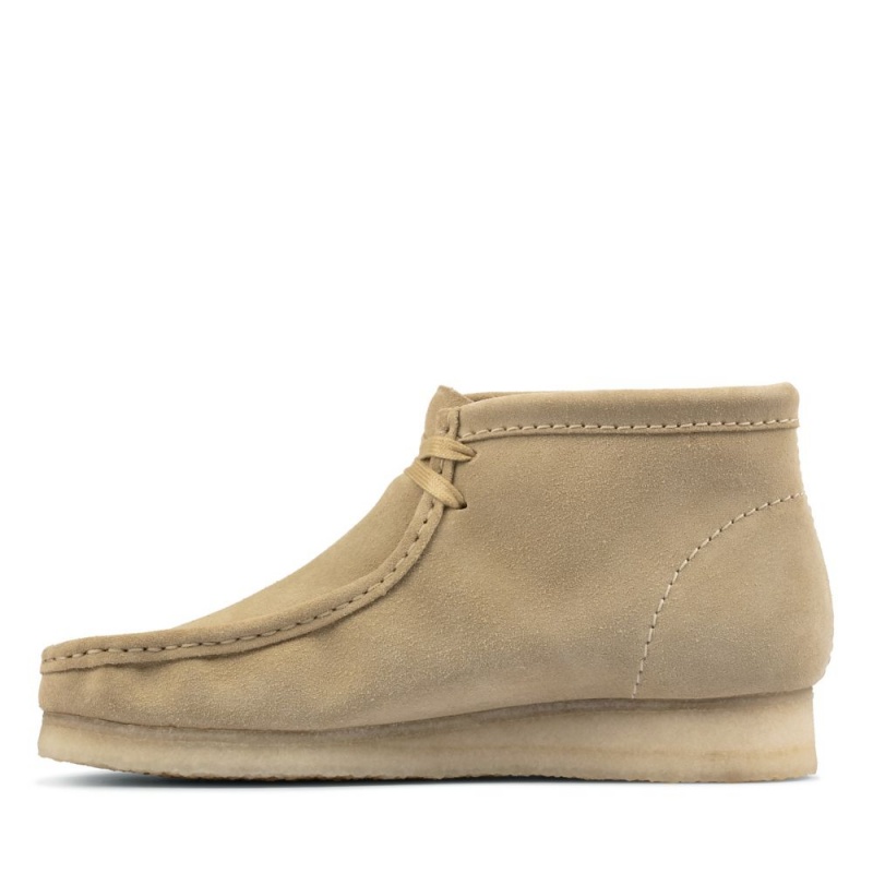 Pánské Kotníkové Boty Clarks Wallabee Boot Hnědé | CZ-963124