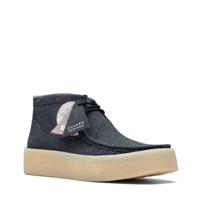 Pánské Kotníkové Boty Clarks Wallabee Cup Boot Černé | CZ-594016