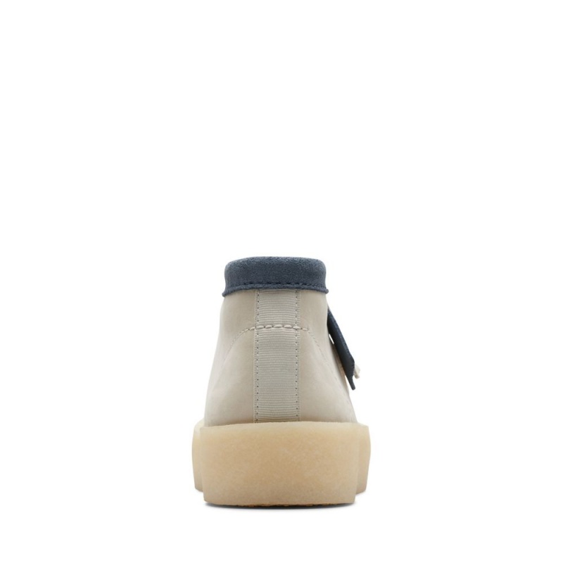 Pánské Kotníkové Boty Clarks Wallabee Cup Boot Bílé | CZ-037251