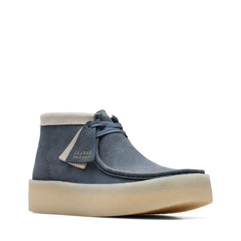 Pánské Kotníkové Boty Clarks Wallabee Cup Boot Blankyt | CZ-041627