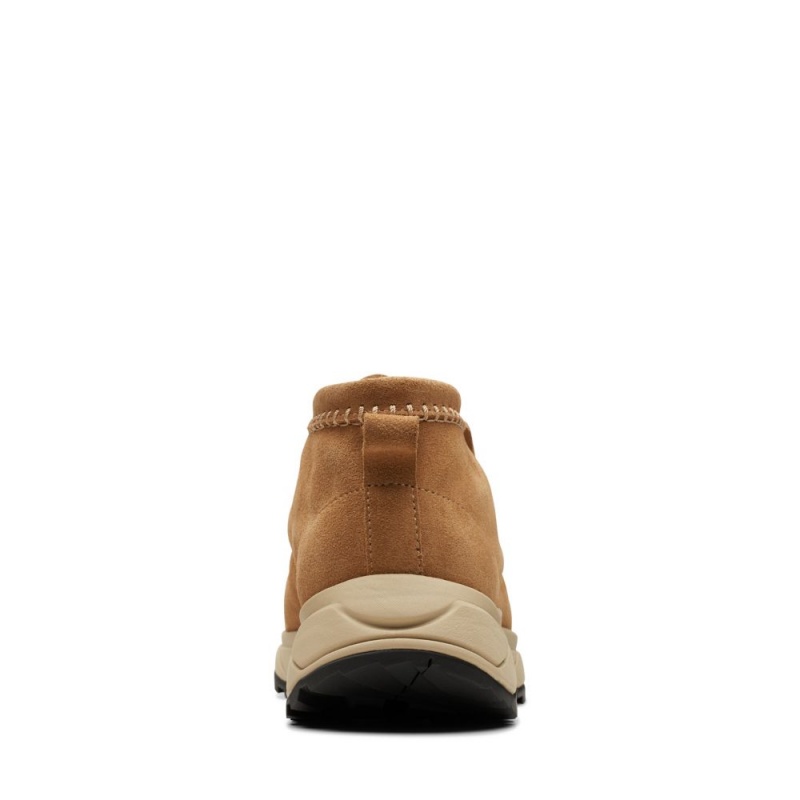 Pánské Kotníkové Boty Clarks Wallabee Eden Tmavě Hnědé | CZ-450619