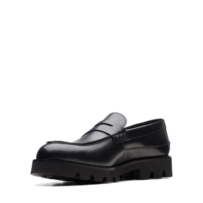 Pánské Loafers Clarks Badell Slip Černé | CZ-478509