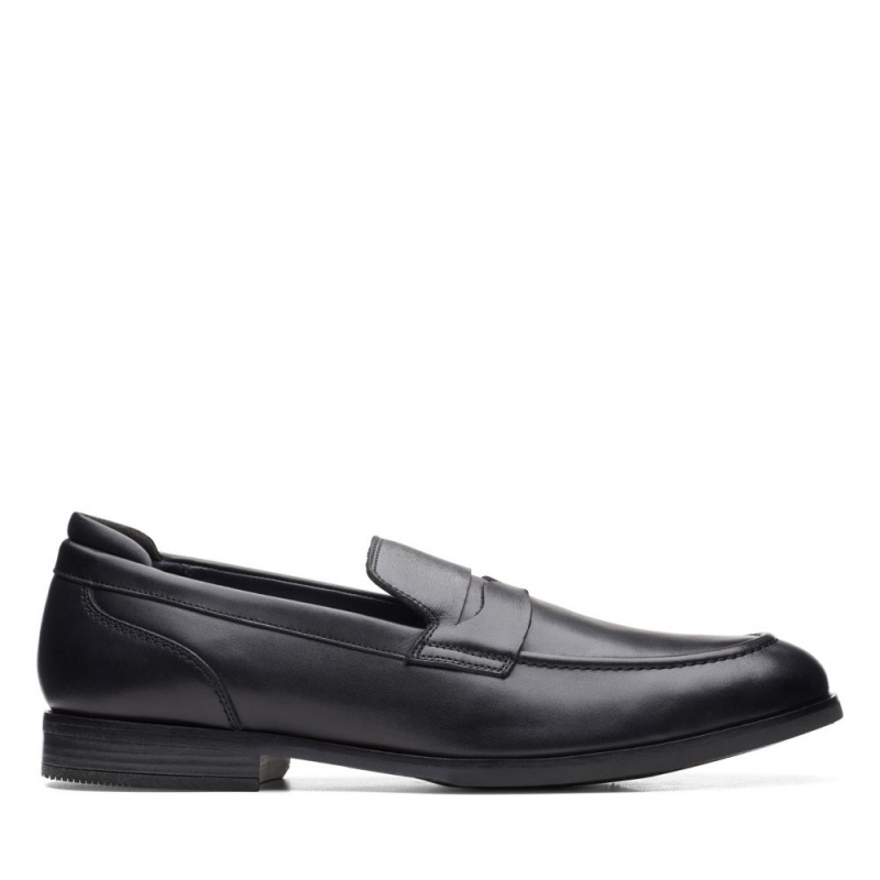 Pánské Loafers Clarks Bradish Ease Černé | CZ-729813