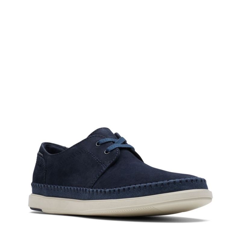 Pánské Loafers Clarks Bratton Lo Tmavě Blankyt | CZ-316092