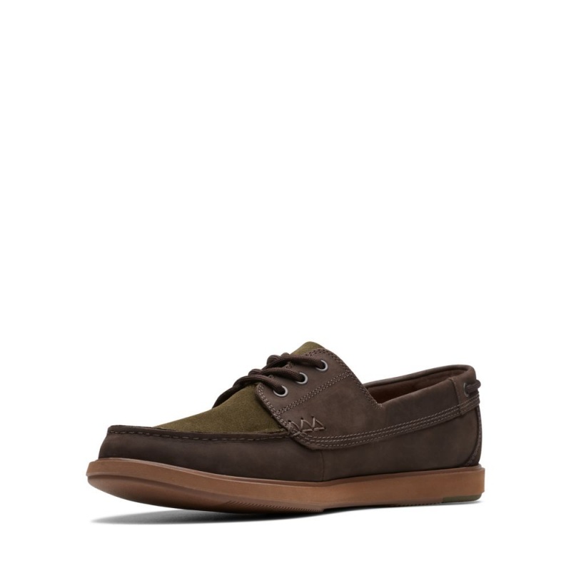 Pánské Loafers Clarks Bratton Lodní Tmavě Hnědé | CZ-382976