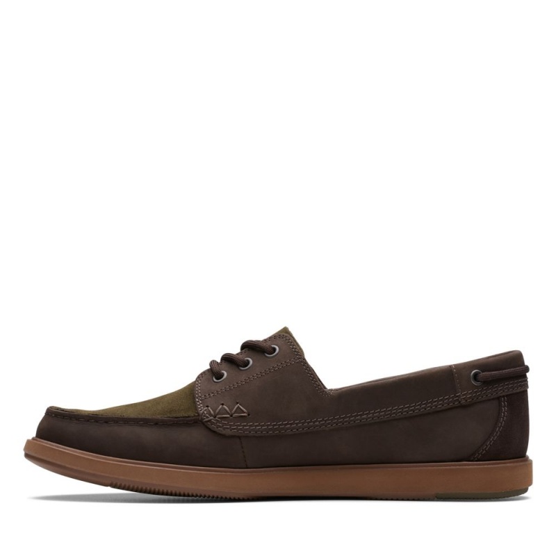 Pánské Loafers Clarks Bratton Lodní Tmavě Hnědé | CZ-382976