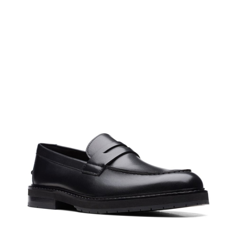 Pánské Loafers Clarks Craft North Lo Černé | CZ-518479