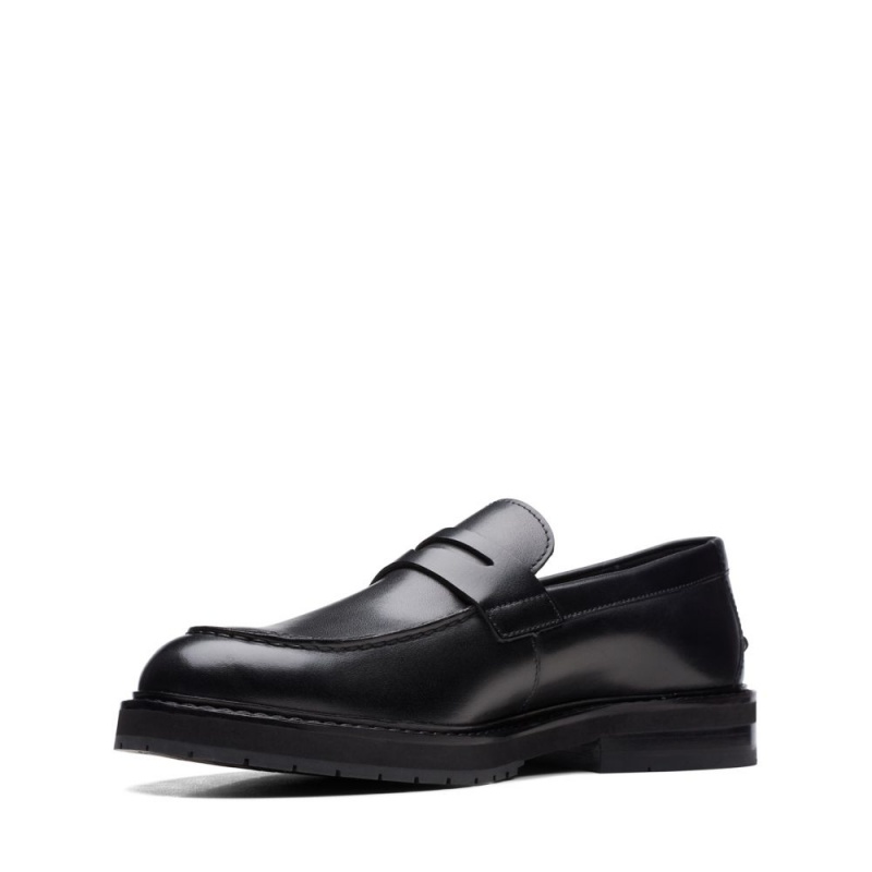 Pánské Loafers Clarks Craft North Lo Černé | CZ-518479