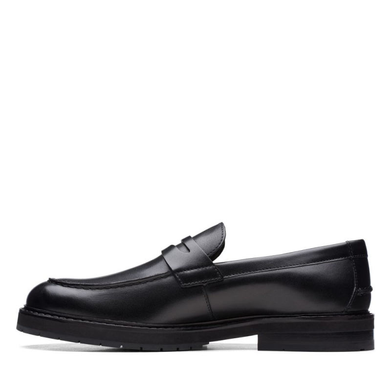 Pánské Loafers Clarks Craft North Lo Černé | CZ-518479