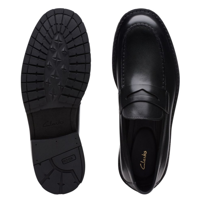 Pánské Loafers Clarks Craft North Lo Černé | CZ-518479