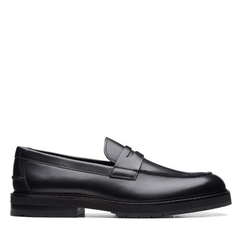 Pánské Loafers Clarks Craft North Lo Černé | CZ-518479