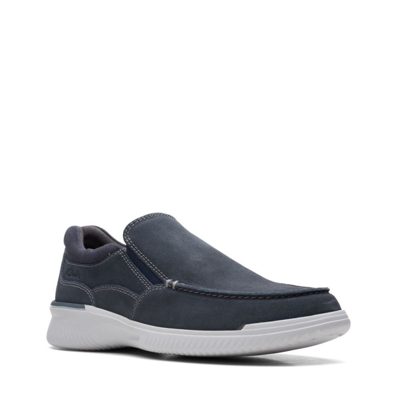 Pánské Loafers Clarks Donaway Free Tmavě Blankyt | CZ-047269