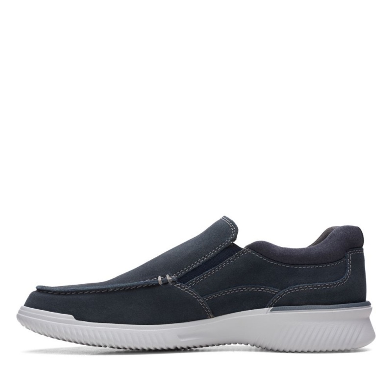 Pánské Loafers Clarks Donaway Free Tmavě Blankyt | CZ-047269