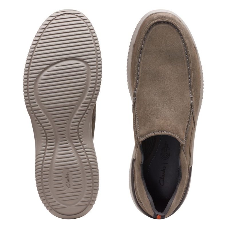 Pánské Loafers Clarks Donaway Free Šedé | CZ-298015