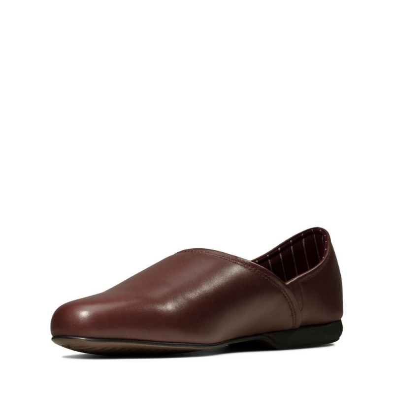 Pánské Loafers Clarks Harston Elite Vínové | CZ-145730