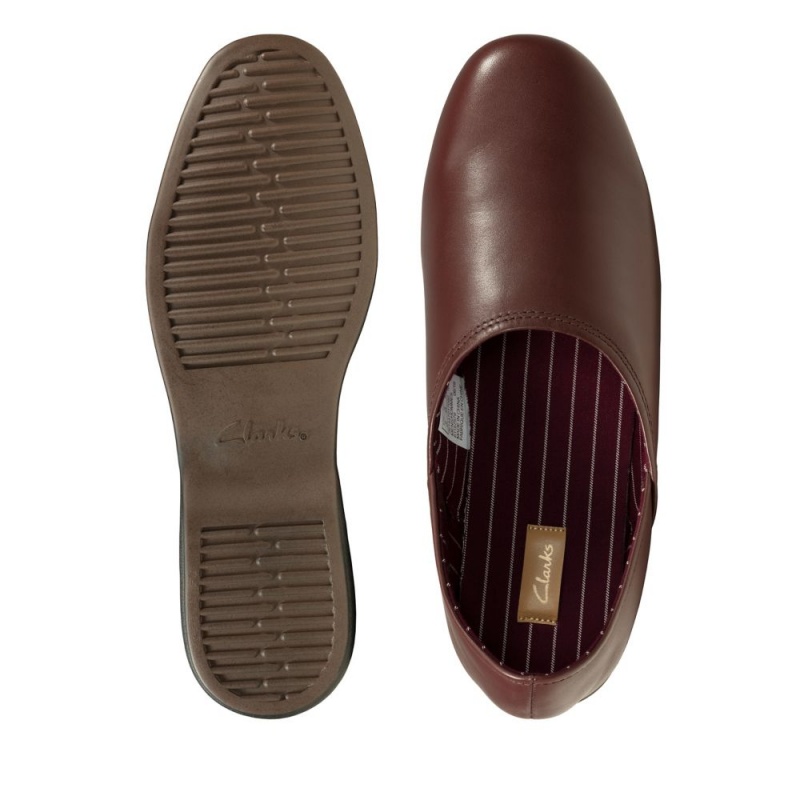 Pánské Loafers Clarks Harston Elite Vínové | CZ-145730