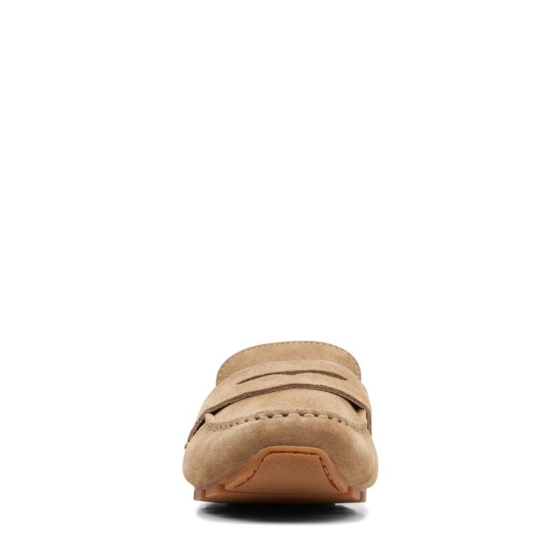 Pánské Loafers Clarks Oswick Bar Tmavě Hnědé | CZ-236051