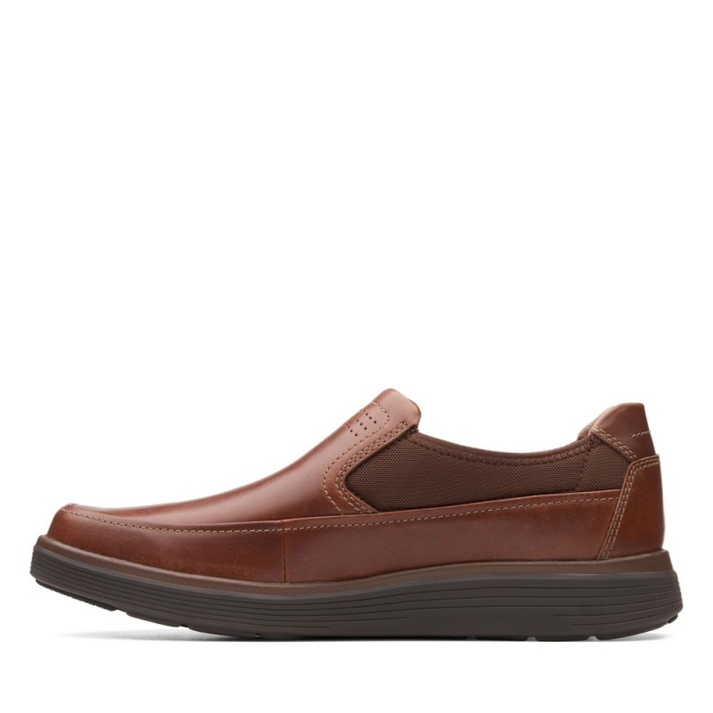 Pánské Loafers Clarks Un Abode Go Tmavě Hnědé | CZ-610235