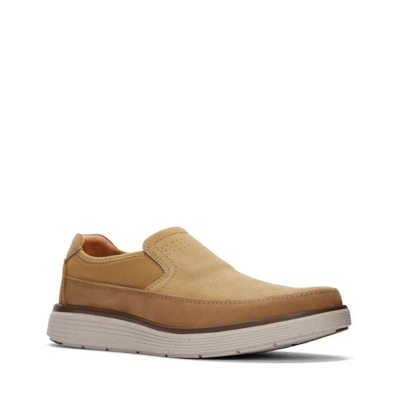 Pánské Loafers Clarks Un Abode Go Tmavě Hnědé | CZ-425871