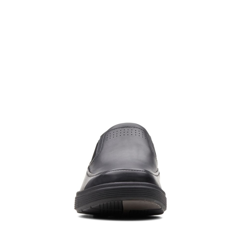 Pánské Loafers Clarks Un Abode Go Černé | CZ-174895