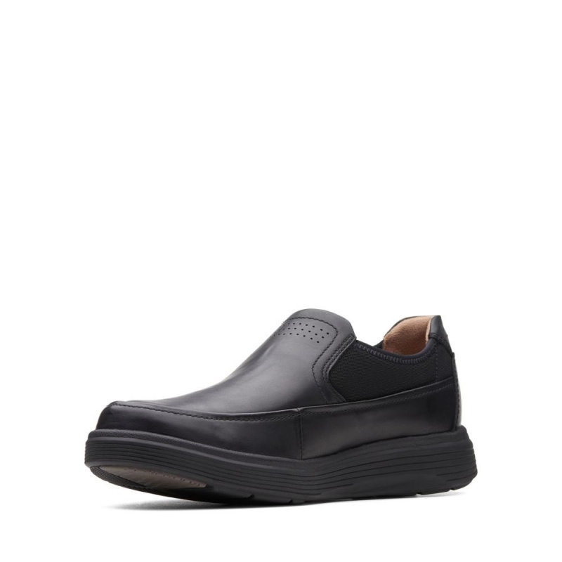 Pánské Loafers Clarks Un Abode Go Černé | CZ-174895