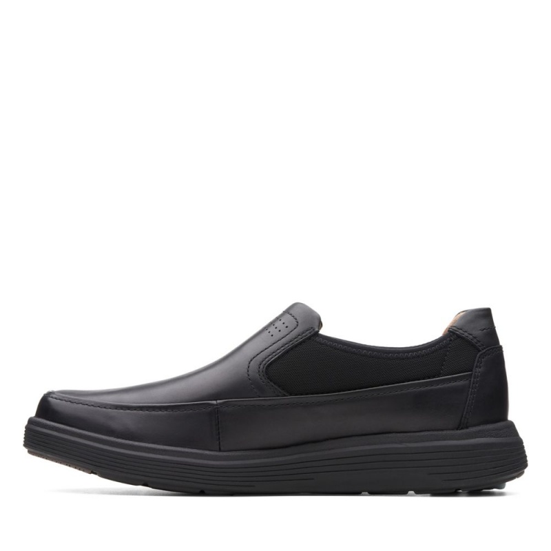 Pánské Loafers Clarks Un Abode Go Černé | CZ-174895